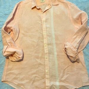 Beautiful Baird McNutt Linen Womens button up shirt. Incredible condition!